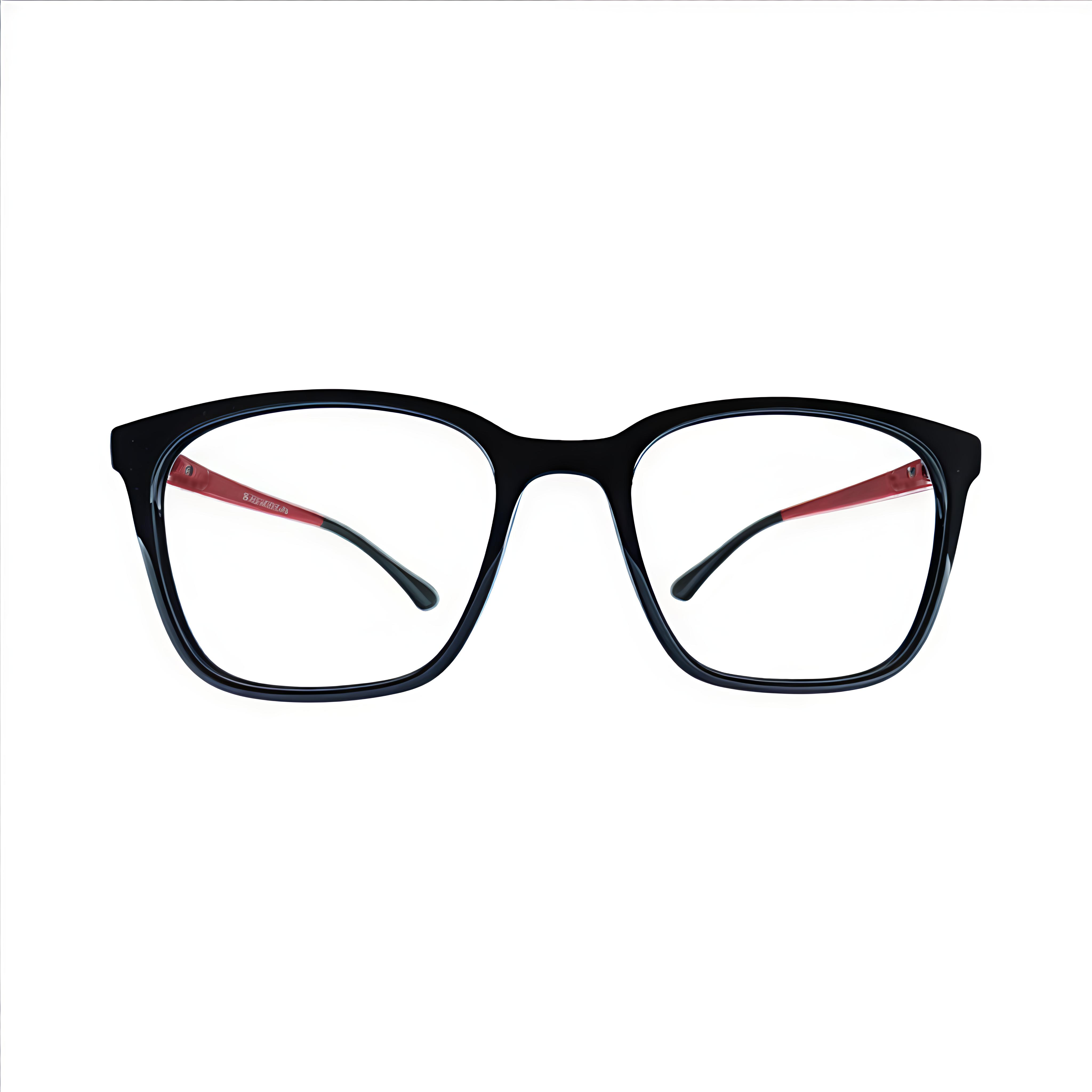 Stinic Eyewear Squarish Black & Red